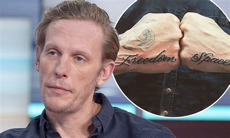 Laurence Fox shows off new 'Freedom' and 'Space' tattoos on his hands ...