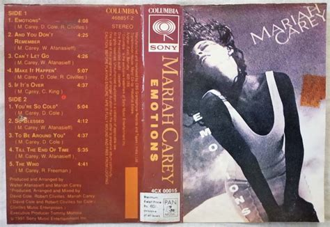 Mariah Carey Emotions Audio Cassette - Tamil Audio CD, Tamil Vinyl ...