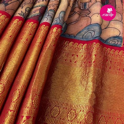 Kanchi weave and Mesmerising Kalamkari Pattu | Kalamkari designs ...