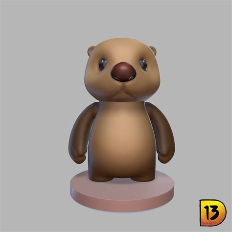 3D file Party Animal Otta Otter 🥳 ・Model to download and 3D print・Cults
