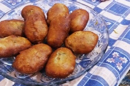 Пирожки жареные с печенью и картошкой – рецепт с фото