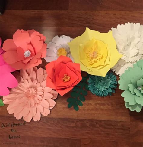 Paper Flowers/large Paper Flowers/tropical Paper Flower/pink Paper ...