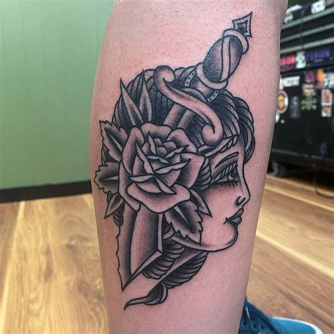 American Traditional Sleeve Tattoo