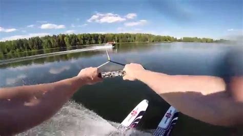 Water skiing / Водные лыжи (GoPro) - YouTube
