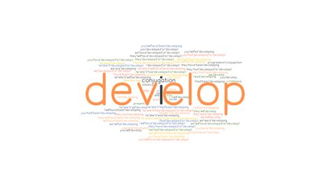 Develop Past Tense: Verb Forms, Conjugate DEVELOP - GrammarTOP.com