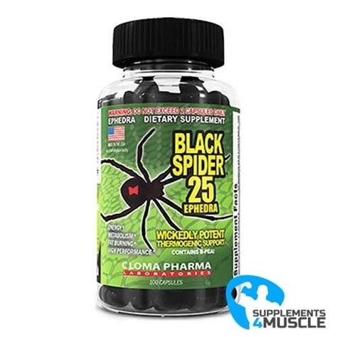 Cloma Pharma Black Spider 25 - S4M - Exclusive Hardcore Supplements ...