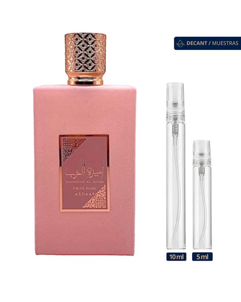 LATTAFA AMEERAT AL ARAB PRIVE ROSE DE ASDAAF DECANT - Disperfumes