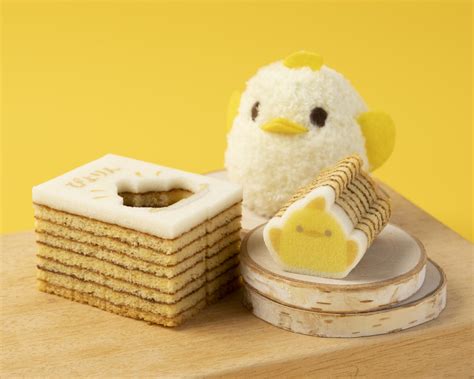 新・名古屋名物 ひよこの形のスイーツ『ぴよりん』×型ぬきバウム専門店「カタヌキヤ」 ぴよりんが、“型ぬきしながら食べる”バウムになりました ...