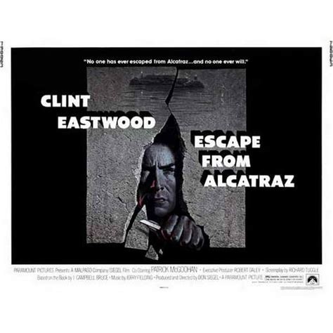 Escape From Alcatraz - movie POSTER (Style A) (22" x 28") (1979 ...