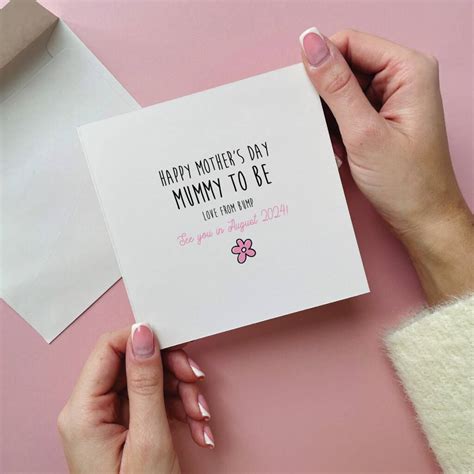 Mummy To Be Mother's Day Card By The Alphabet Gift Shop