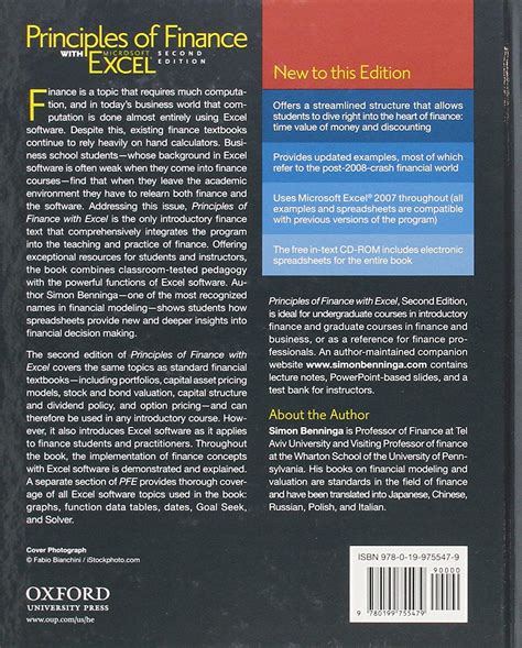 ebookprinciples  finance  excel simon benninga king  excel