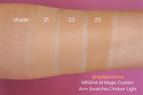 MISSHA M Magic Cushion Foundation SPF 50 | Review + Swatches: shades 21 ...