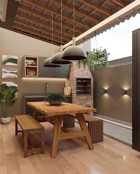 Ideias De Area Gourmet Rustica - Área Gourmet Rústica: ideias modernas e simples de fazer