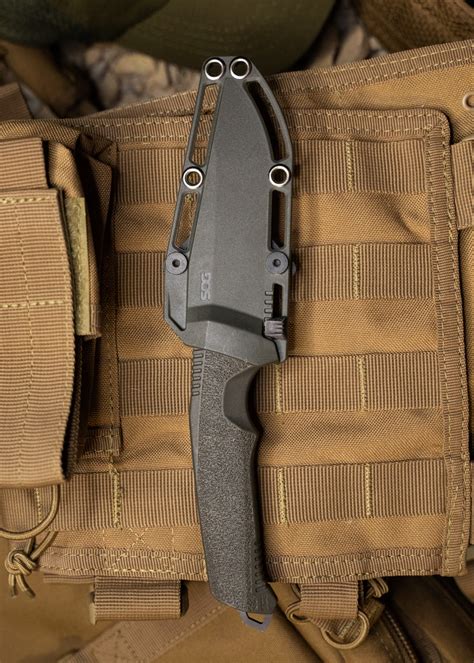 SOG TRIDENT FX, OD GREEN, STRAIGHT EDGE, Fixed Blade Knife | Battle ...