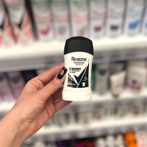 Дезодорант антиперспирант женский стик Rexona Невидимый на черном и ...