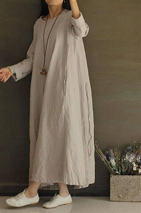 Loose Fitting Long Maxi Dress Gown Women Dress Maternity | Simple ...