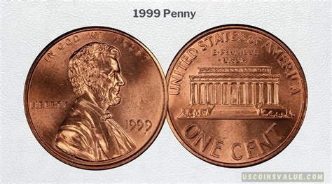 1999 Penny Value: Wide AM, Close AM & Errors