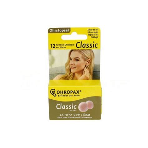Ohropax füldugó classic 12 db új - Bio webáruház