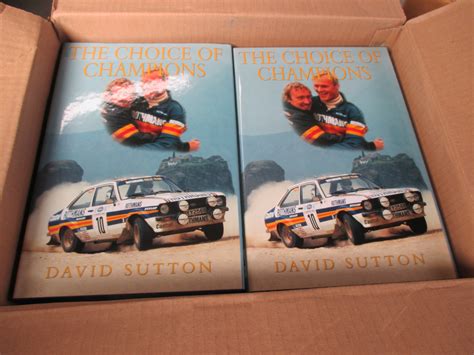 DAVID SUTTON “THE CHOICE OF CHAMPIONS” AUTOBIOGRAPHY, HARDBACK, BOOK