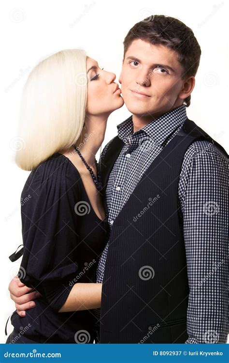 Kiss On The Cheek Stock Photo | CartoonDealer.com #1113186