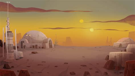 Tatooine Landscape Hd