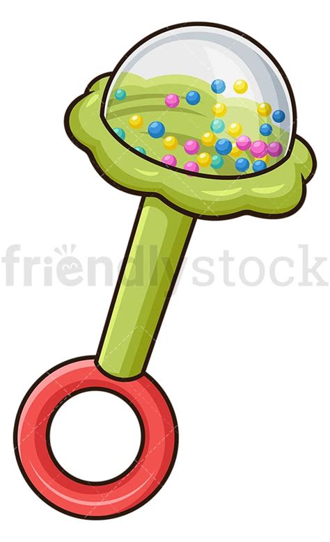 Baby Rattle Vector