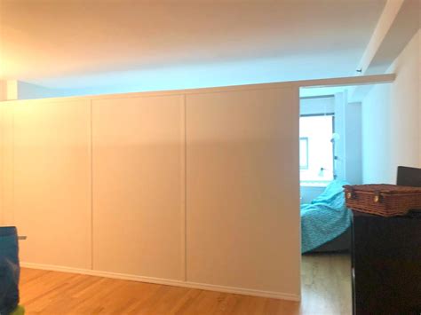 Standard temporary apartment wall. Call us for all your custom room ...