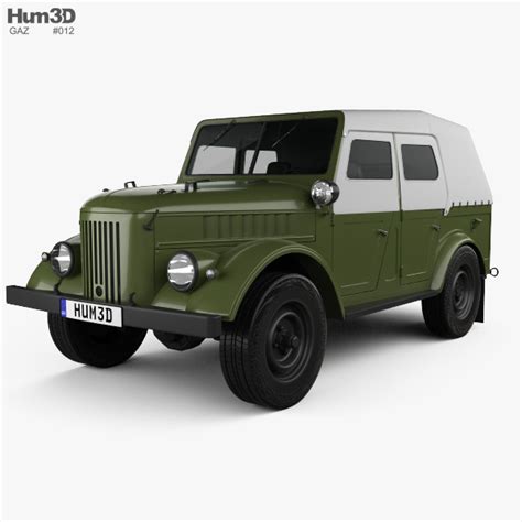 GAZ 69A 1953 3D model - Vehicles on Hum3D