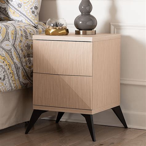 Livius Light Wood Fruitwood Brown Nightstand | Rooms to Go