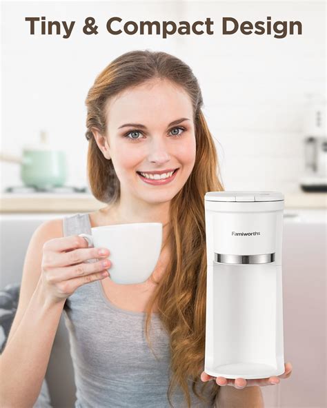 Snapklik.com : Famiworths Mini Coffee Maker Single Serve, Instant