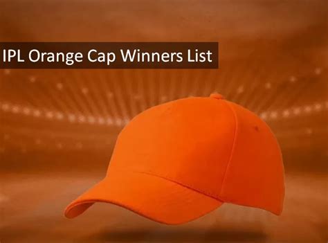 IPL Orange Cap Winners List (From 2008 to 2023) - Edudwar
