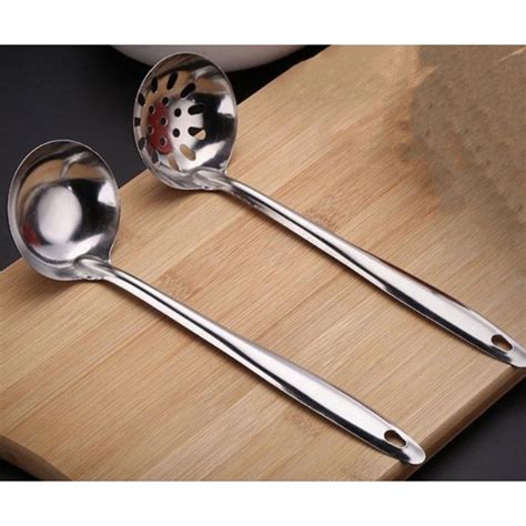 extra thick stainless steel soup ladle steamboat kitchen hot pot ladle