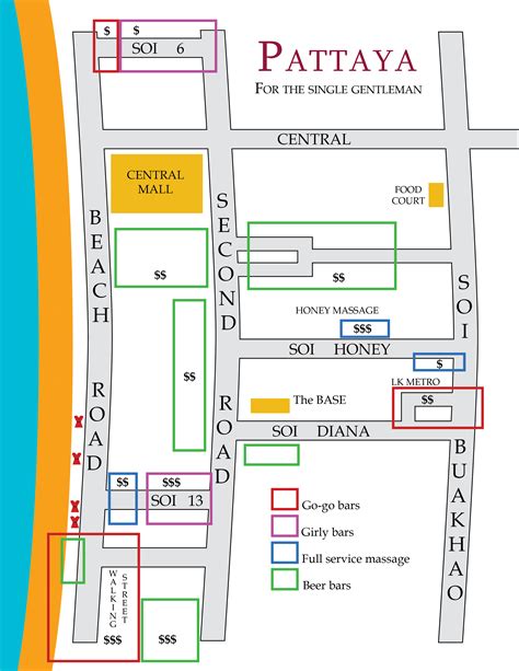 map of pattaya