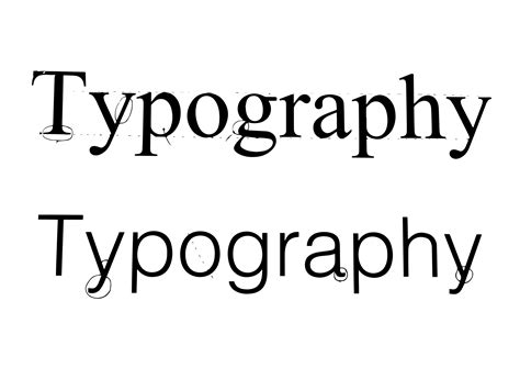 typography visual art space