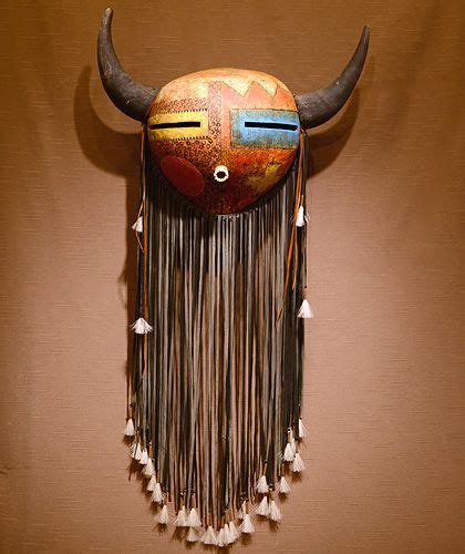 Buffalo Kachina Mask by Robert Rivera | Native american masks, Masks ...