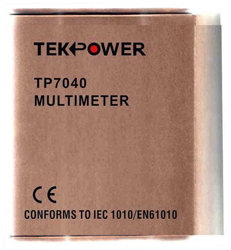 Tekpower TP7040 20-Range AC/DC Analog Multimeter General Purpose with ...