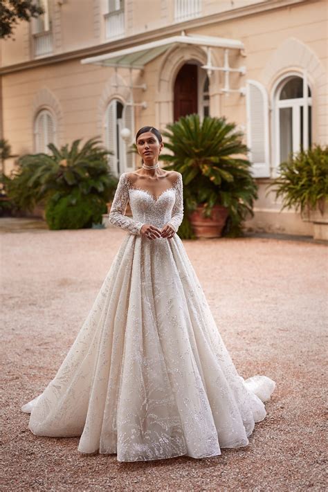 A-line wedding dress RIANTRA. 2023 Royal bridal gowns by POLLARDI ...