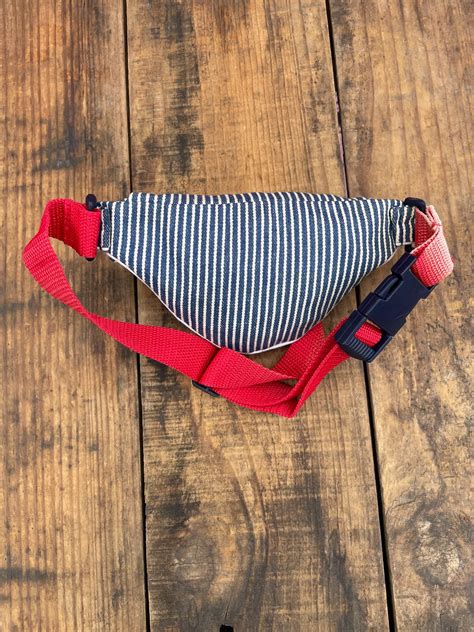 Kids Osh Kosh Hickory Striped Fanny Pack | Boardwalk Vintage
