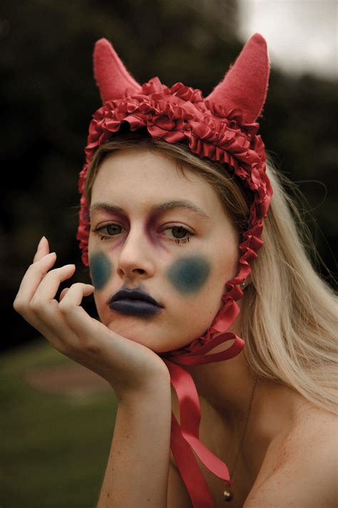 Recent Shoot: lil Devil : r/UnconventionalMakeup