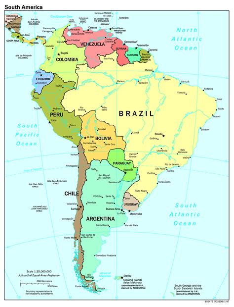Can I See A Map Of South America at Quincy James blog