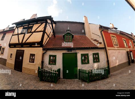 Golden Lane at Prague Castle Stock Photo - Alamy