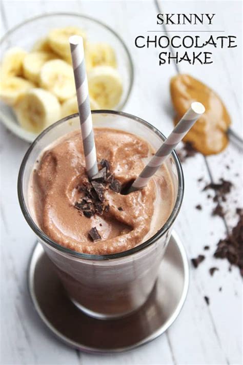 Skinny Chocolate Shake - My Spoonful Of Love
