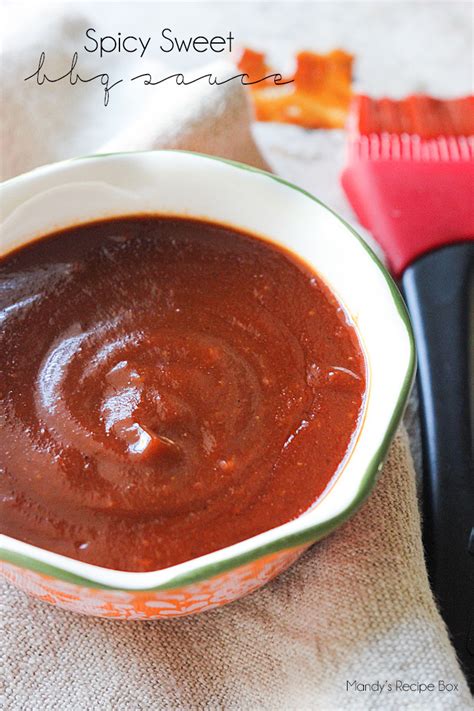 Spicy Sweet BBQ Sauce | Mandy's Recipe Box