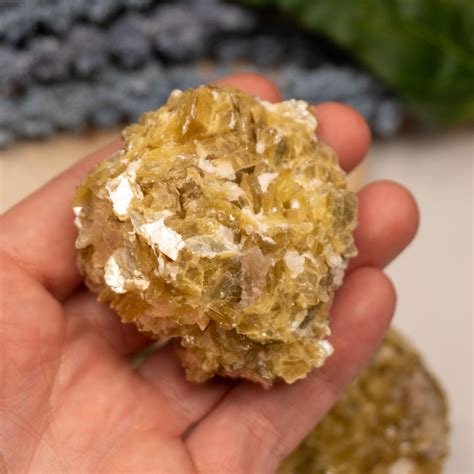 Raw Golden Mica Cluster Random - The Crystal Council