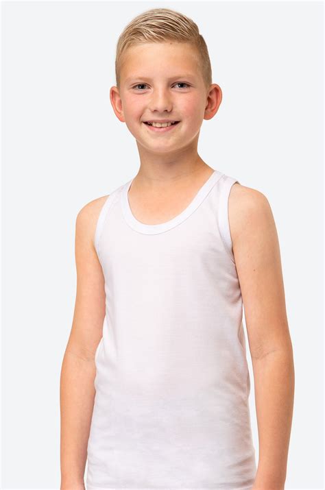 Детская хлопковая майка Bonito 6688809 белый купить оптом в HappyWear.ru