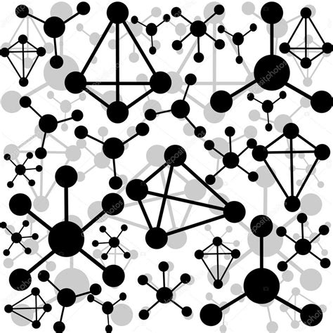 Black molecules on white background — Stock Photo © hibrida13 #3883298