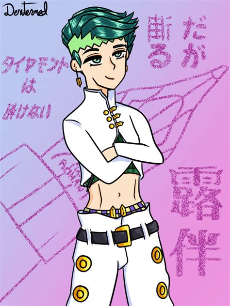 rohan kishibe fan art  denitermed  deviantart