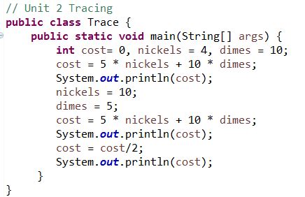 tracing  program javabitsnotebookcom