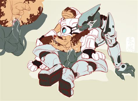 Rule 34 - 2011 2boys alien anal armor balls closed eyes crossover elite