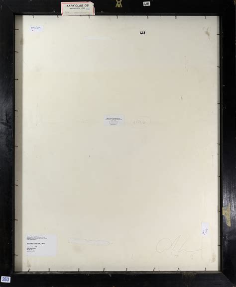 SERRANO ANDRES (n. 1950) - Lesa Lewis. | Capitolium Art | ArsValue.com